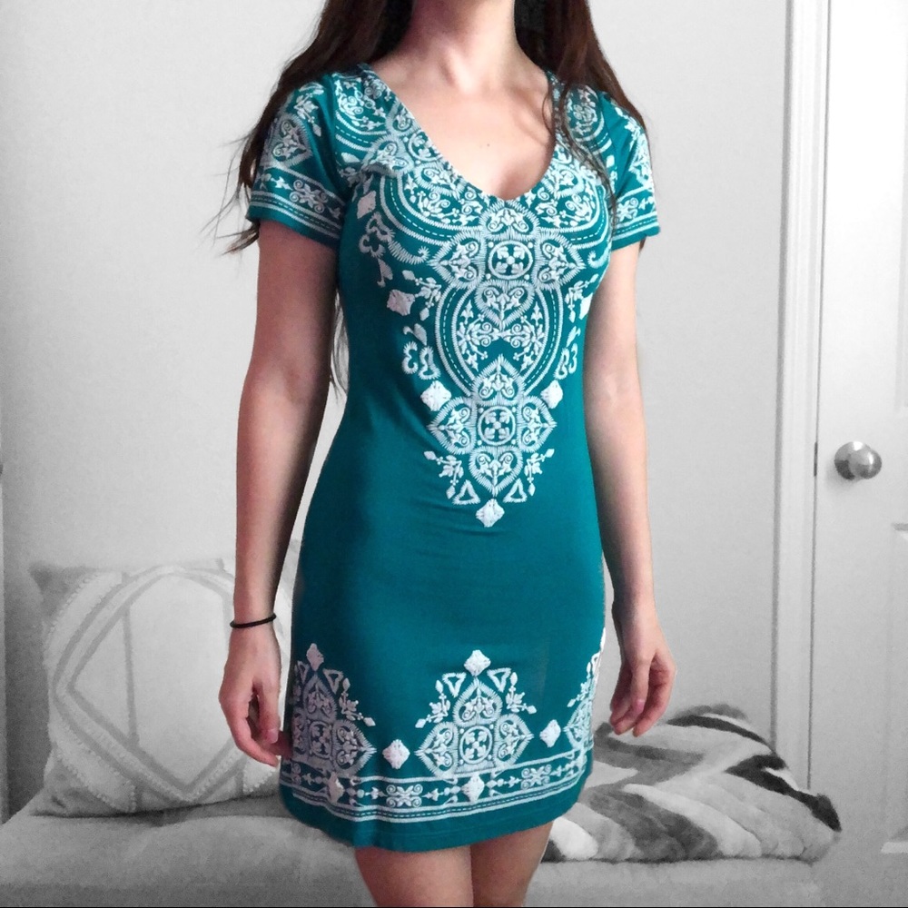 Turquoise Dress